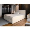 DASTOR krémszínű boxspring ágy matracokkal 180x200