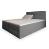 DASTOR szürke boxspring ágy 180x200 lábakkal