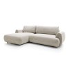 BOCKET bézs L alakú sarok ülőgarnitúra balos