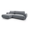 BOCKET szürke L alakú sarokkanapé - balos verzió