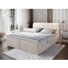 CEVANO krémszínű boxspring ágy 140x200 a hálószobába