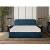 BENIRA K kék franciaágy 180x200 lamellás ágyráccsal