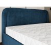 BENIRA K kék franciaágy 180x200 steppelt háttámlával