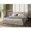 BENIRA K bézs kárpitozott franciaágy 160x200 a hálószobába