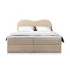 Fluvia N krémszínű boxspring ágy 140x200 Bonell rugós matraccal