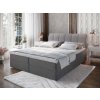 CEVANO szürke boxspring ágy 140x200 a hálószobába