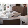 CEVANO barna boxspring ágy 180x200 bonell rugós matracokkal