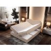 Fluvia N krémszínű ágyneműtartós boxspring ágy 140x200