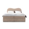Fluvia N bézs boxspring ágy 160x200 Bonell rugós matracokkal