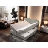 Fluvia N világosszürke boxspring ágy 180x200 Bonell rugós matracokkal