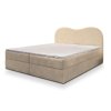 Fluvia N krémszínű boxspring ágy 180x200
