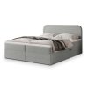 ARMELIN világosszürke boxspring ágy 140x200