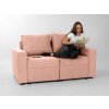 Ella Mini rózsaszín ágyazható kanapé a nappaliba