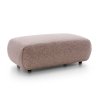 Bocket rózsaszín kárpitozott puff