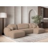 SAVONA U alakú bézs sarok ülőgarnitúra a nappaliba