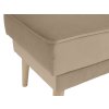 BJORN bézs kárpitozott zsámoly