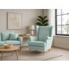 BJORN kék füles fotel a nappaliba