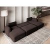 SAVONA K barna vendégággyá alakítható U alakú sarok ülőgarnitúra