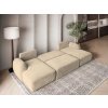 SAVONA K krémszínű ágyazható U alakú sarok ülőgarnitúra