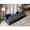 SAVONA K sötétszürke ágyazható U alakú sarok ülőgarnitúra