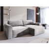 FIANO M kihúzható szürke sarokkanapé a nappaliba