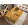 MODENZA mustársárga ágyneműtartós sarok ülőgarnitúra