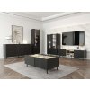 GOJA 3D fekete nappali bútor garnitúra