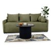 APULIA olivazöld ágyazható kanapé