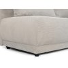 ANDER bézs velúr plüss szövettel kárpitozott kanapéágy