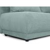 ANDER mentazöld velúr plüss szövettel kárpitozott kanapéágy