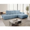 SOHO ágyazható világoskék L alakú ülőgarnitúra a nappaliba