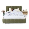 Olivazöld Velo ágy 180x200 méretben
