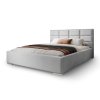 Szürke Harmune franciaágy 180x200