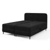 Elegáns franciaágy 180x200 Fubu fekete színben