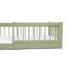Leszanka olivazöld gyerekágy leesésgátlóval