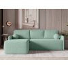 BLOMERA mentazöld kárpitozott L alakú kanapé