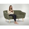 DORY olívazöld kétszemélyes kanapé