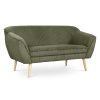 DORY olivazöld kétszemélyes kanapé