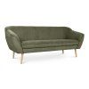 DORY olívazöld háromszemélyes kanapé