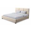 Kárpitozott franciaágy tárolóval Ottin 180x200 - krém