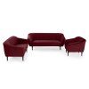 Diva 3+2+1 bordó ülőgarnitúra szett