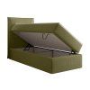 Boxspring ágy ágyneműtartóval Sereno - zöld