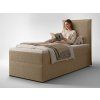 Seleno boxspring egyszemélyes ágy 90x200 - bézs