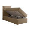 Seleno boxspring ágy ágyneműtartóval - bézs