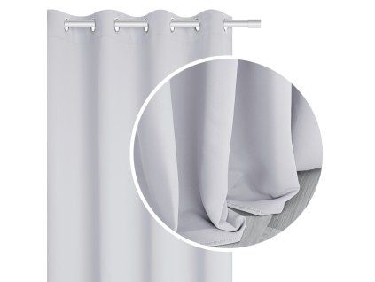 Perdea opacă Tamia albă 140x250