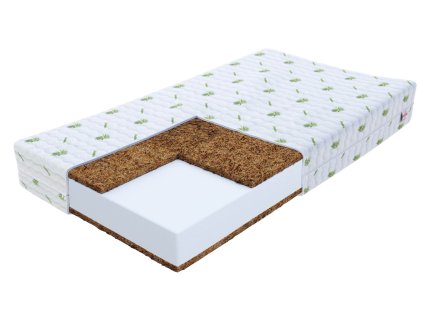 Saltea pentru copii din spumă Rudy 10 cu cocos 140x200