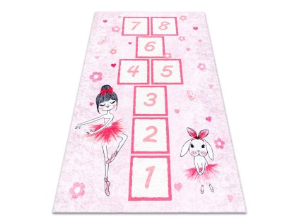 Covor Ballerină pentru fete în camera children.