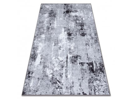 Covor dreptunghiular gri-gri Miro
