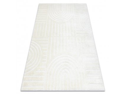 Covor geometric crem Mode