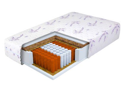Saltea cu arcuri Dax 80x200 cu cocos